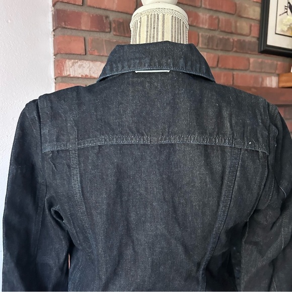 Levis Commuter x Jacquard by Google Trucker Denim Jean Jacket Dark Wash Sz XS - Picture 7 of 12